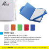 NOTATNIK, kod produktu: AXP V 2249. Praktyczny notatnik, idealny dla każdego, polecany studentom. Produkt zawiera 80 pustych kartek oraz plastikowy długopis. Sztywna, wytrzymała okładka w kolorze długopisu. Materiał: papier, ABS. Rozmiar: 8 x 10,5 x 1cm. Dostępny w pięciu wersjach kolorystycznych: biały (02), pomarańczowy (07), czerwony (05), zielony (06), granatowy (04). Na produkcie wykonujemy dowolne znakowanie reklamowe (w polu około 50x80mm). Cena orientacyjna bez kosztów nadruku: 5,40zł/szt. netto. Zapraszamy! www.molai.pl #molaireklama