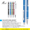 DŁUGOPIS REKLAMOWY, kod produktu: AXP V 1837. Aluminiowy, klasycznie piękny długopis reklamowy. Wydajny wkład piszący w kolorze niebieskim. Ponadczasowy upominek reklamowy dla każdego! Wymiar produktu: śr. 1cm x wys.14,2cm. Materiał: aluminium. Waga 500szt: 7kg. Dostępny w 5 wersjach kolorystycznych: srebrny (32), czerwony (05), zielony (06), czarny (03) i granatowy (04). Na produkcie wykonujemy dowolne znakowanie reklamowe (w polu około 40x5mm). Cena orientacyjna bez kosztów nadruku: 2,67zł/szt. netto. Zapraszamy! www.molai.pl #molaireklama