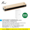 INSTRUMENT HARMONIJKA (HARMA), kod produktu: MO6628. Harmonijka ustna z tworzywa ABS z drewnianym wykończeniem. Klasyczny instrument odpowiedni dla każdego! Wspaniały gadżet dla osób i instytucji związanych z muzyką. Wymiar produktu: 13 x 3 x 2cm. Materiał główny: drewno. Waga 200szt: 8kg. Na produkcie wykonujemy dowolne znakowanie reklamowe (w polu około 80 x 15mm). Cena orientacyjna bez kosztów nadruku: 8,23zł/szt. netto. Zapraszamy! www.molai.pl #molaireklama